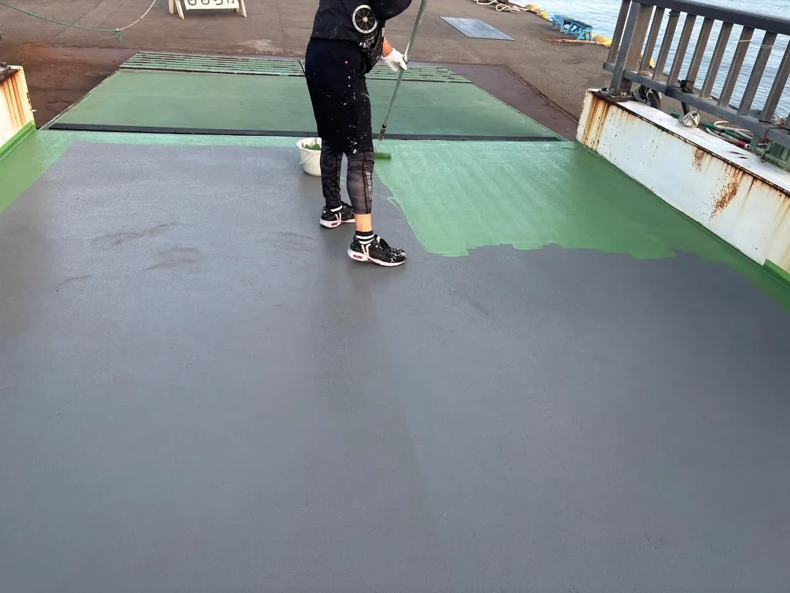 海の中道防水工事やってきました